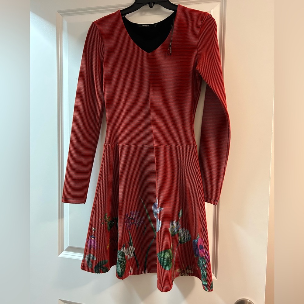 Desigual red dress